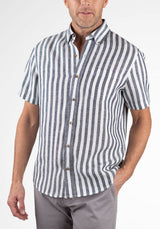 Navy Bold Stripe