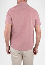 Canyon Red Birdseye Pique