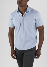 Cashmere Blue Birdseye Pique