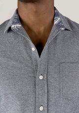 Navy Blazer Birdseye Pique