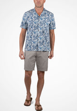 Blue Chinoiserie Cashmere Blue