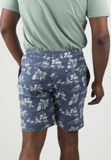 Vintage Indigo Tropical Waves