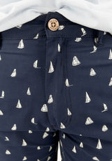 Navy Blazer Sailboat