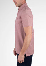 Canyon Red Birdseye Pique