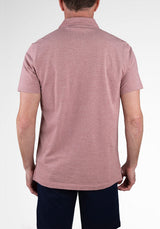 Canyon Red Birdseye Pique