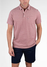 Canyon Red Birdseye Pique