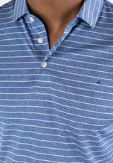 Blue Quartz Heather Stripe