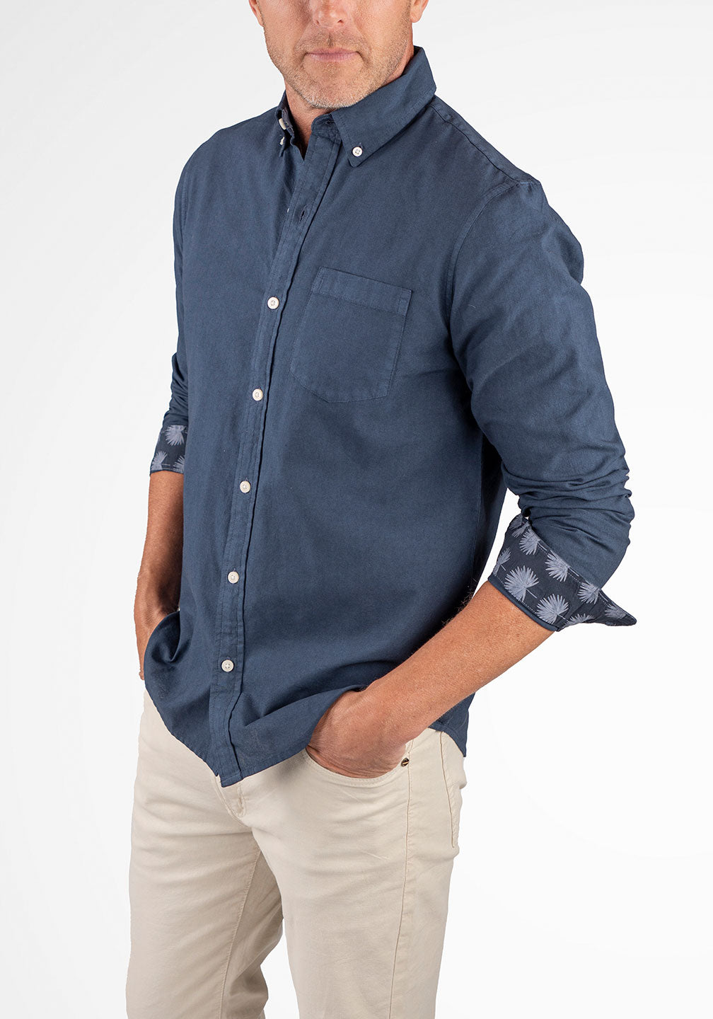 Long Sleeve Shirt - Linen Blend – Tailor Vintage