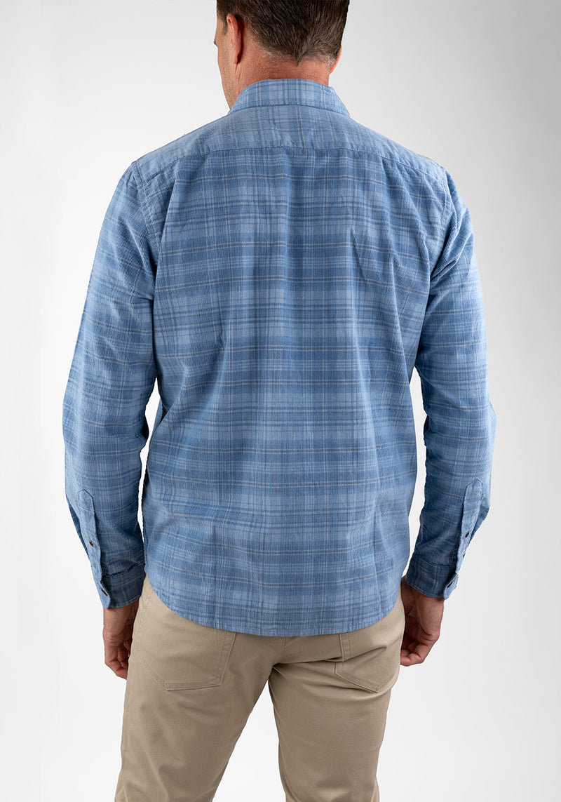 Indigo Corduroy Shirt