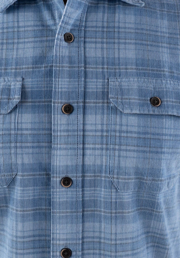 Indigo Corduroy Shirt