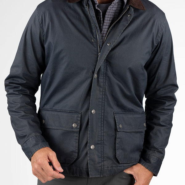 Heritage Waxed Canvas Zipped Jacket