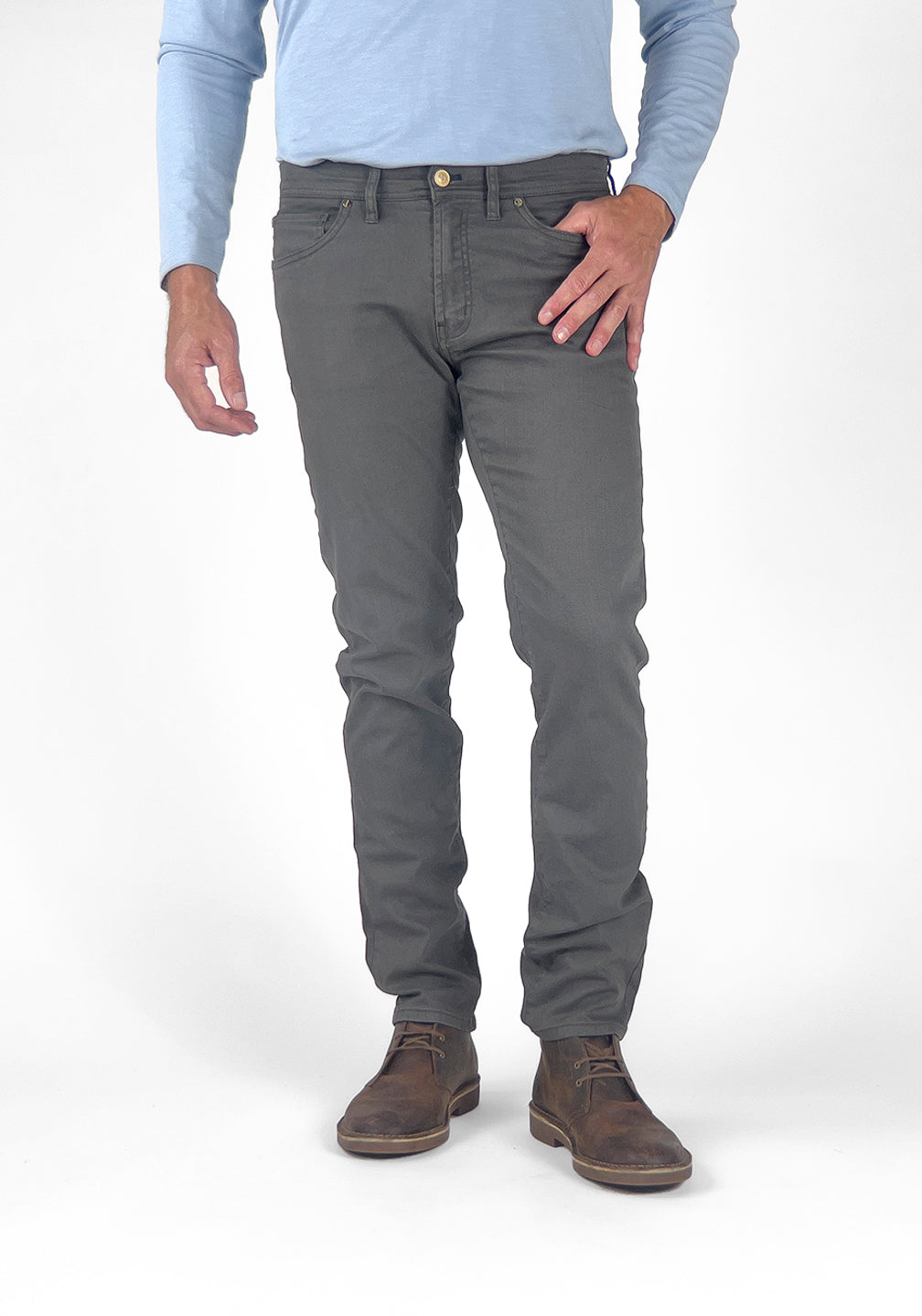 Spanish Red Stretch Pants - SARTORO