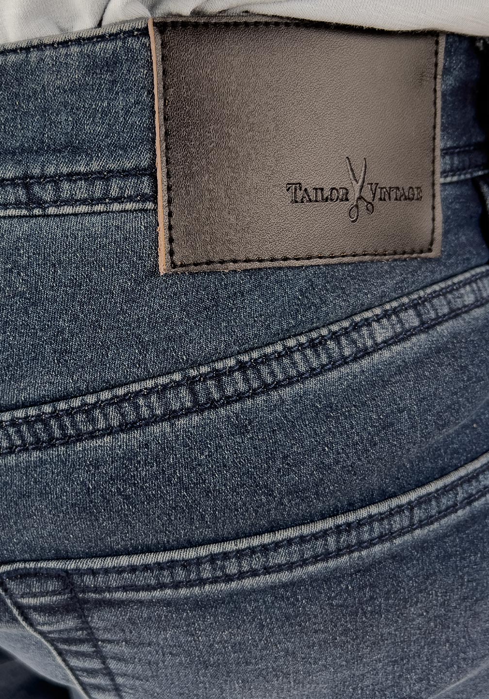 Knit Denim Slim 5 Pocket Jeans