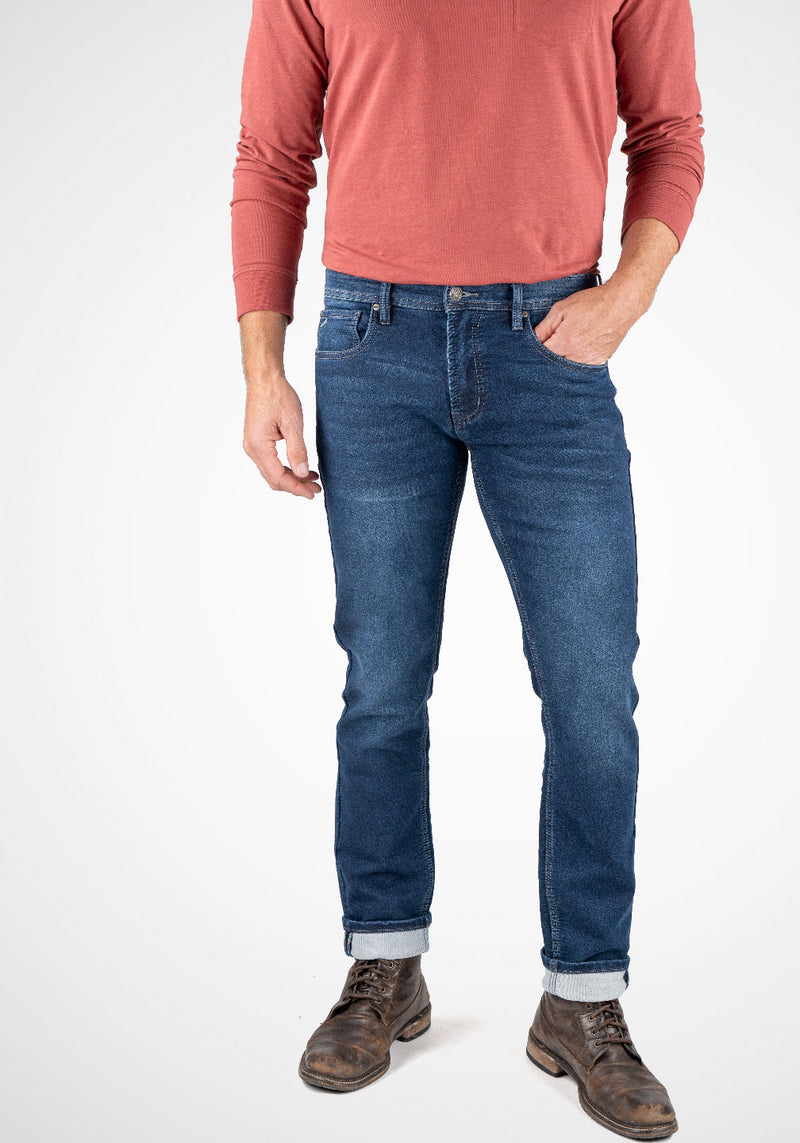 Stretch Knit Denim Slim Vintage Tailor Pocket Jeans 5 –