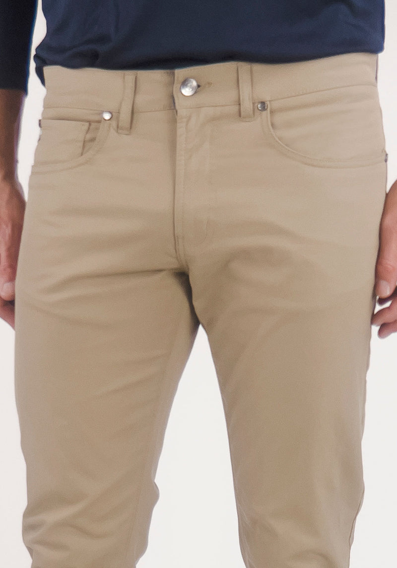 Airotec® Slim Fit Cotton/Nylon 5-Pocket Pants