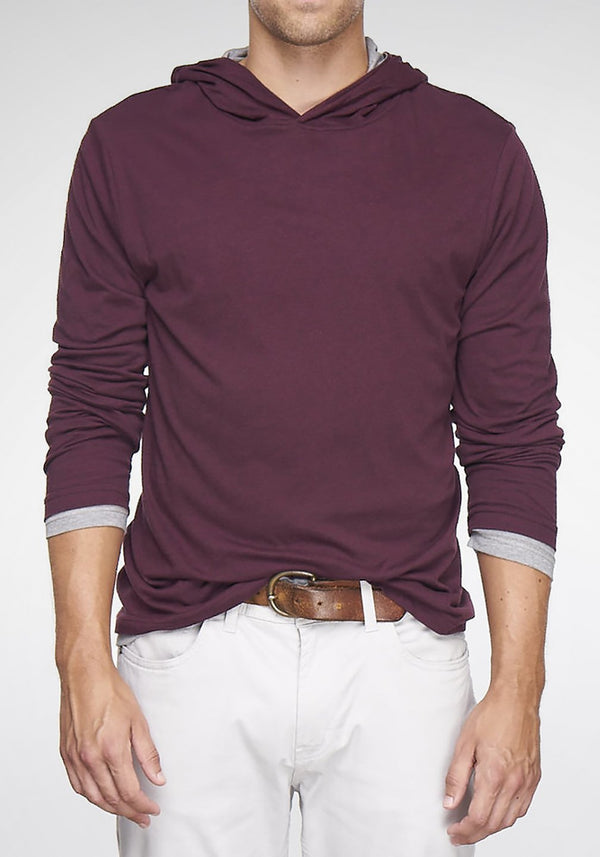 Raspberry Fudge/Med Grey Heather