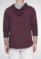 Raspberry Fudge/Med Grey Heather