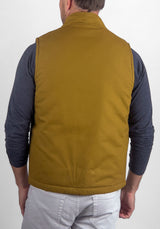 Canvas Vest with Flannel Lining