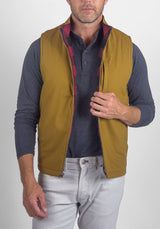 Canvas Vest with Flannel Lining