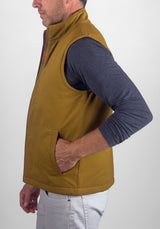 Canvas Vest with Flannel Lining